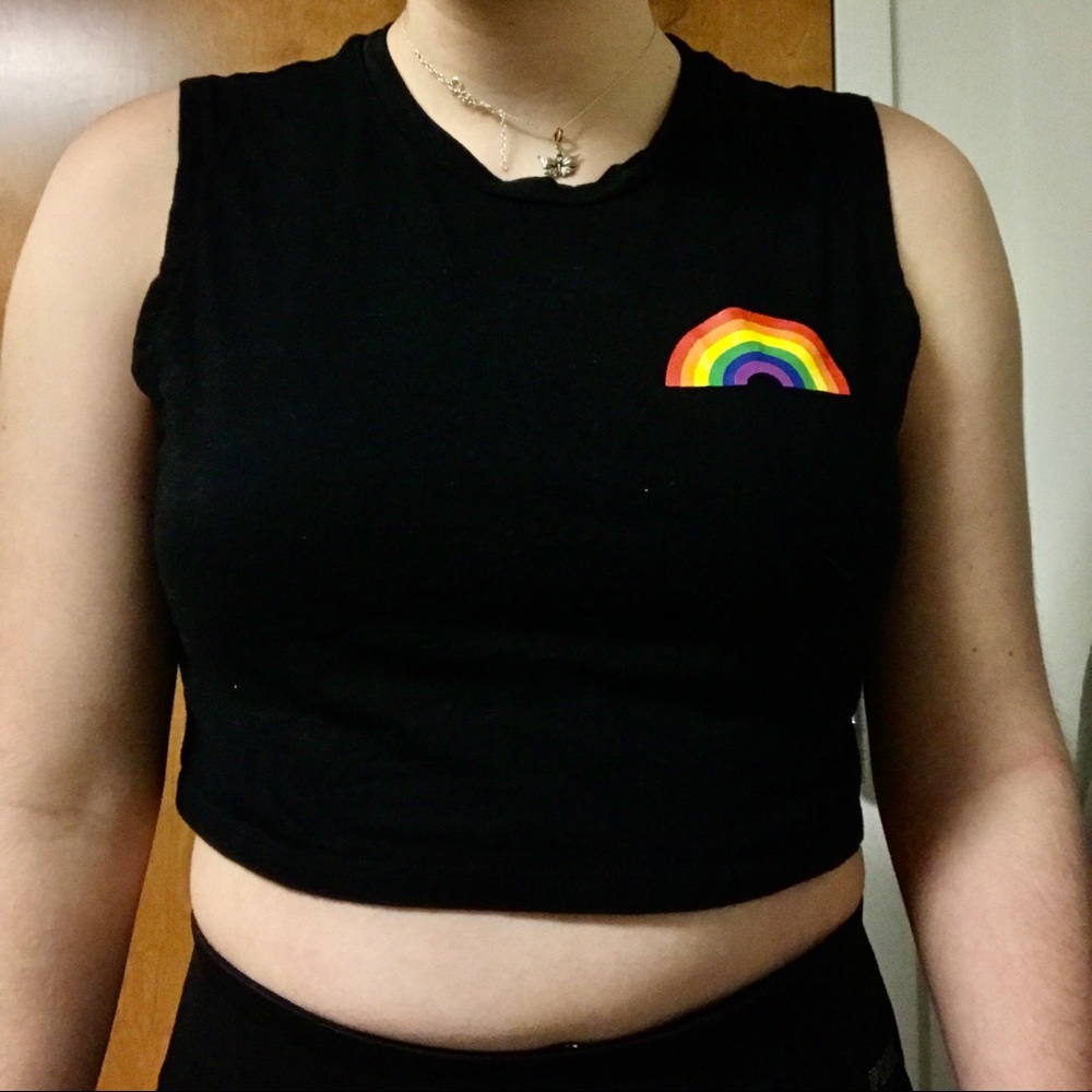 Crop top muscle tank